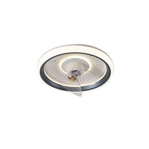 Nueva luz LED de ventilador de techo integrada inteligente transfronteriza ultrafina para sala de estar dormitorio moderno Simple garantía de 5 años - Product Image 1