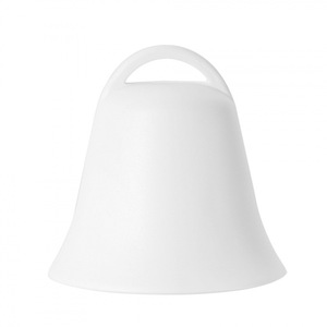 Campana de Rastreo GPS para Ganado Q6, Plástico Blanco, Impermeable, para Uso en Pastos y Granjas - Product Image 1