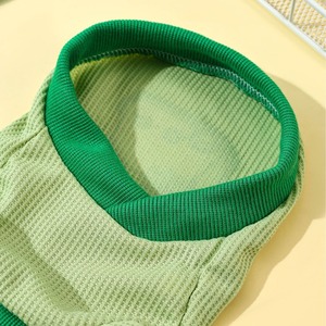 Chaleco de Felpa para Perro, Diseño Bonito, Color Verde Sólido, Material de Poliéster, Origen Zhejiang - Product Image 1