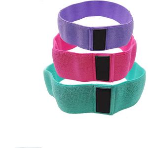 Hip Booty Resistance Band with <b>Rubber</b> logo Fitness Hip Circle Booty 1 Level and Large Long and Short Resistance Band - Product Image 4