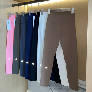 <span class=keywords><strong>Ropa</strong></span> Deportiva Personalizada para Mujer, Leggings de Yoga AL0 de Spandex/Nylon, <span class=keywords><strong>Ropa</strong></span> de Yoga para Mujer, Leggings sin Costuras Delanteras para Fitness, Running y <span class=keywords><strong>Pilates</strong></span> - Product Image 6