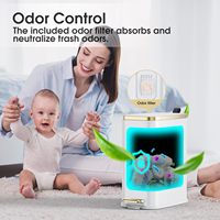 BX Offre Spéciale petite poubelle de salle de bain avec couvercle Close-6L souple/1.6 Gal mince étape poubelle Rectangle poubelle pour bureau