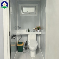 Toilettes portables de qualité supérieure pour l'extérieur, cabine de toilettes mobile autonome