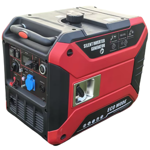 Générateur portable silencieux à essence 6,5-8 kW, démarrage à distance, 230 V monophasé, autonomie 7h, usage extérieur, 6500i-Red Gas - Offre Spéciale - Product Image 1