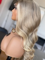 Perruques de cheveux humains SHY HD 13x5 sans colle, perruque frontale en dentelle, 100% cheveux humains bruts, ondulation naturelle, raie naturelle