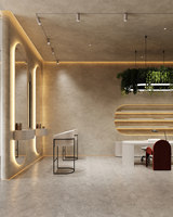 Station de manucure moderne, mobilier de salon de beauté de luxe, décoration complète du magasin, design professionnel personnalisé pour salon de manucure