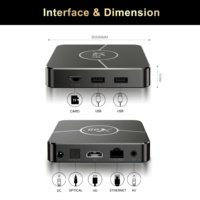 Nouvelle Box TV X98 Plus 2 Go 16 Go Amlogic S905W2 Android 11 Wi-Fi double bande 5G 100LAN 4K POE IP