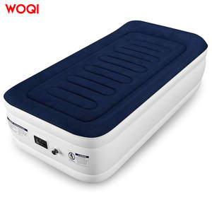 <span class=keywords><strong>Lit</strong></span> <span class=keywords><strong>gonflable</strong></span> à coussin d'air haute densité pour une <span class=keywords><strong>personne</strong></span> en tissu floqué PVC bleu WOQI avec pompe électrique intégrée - Product Image 1