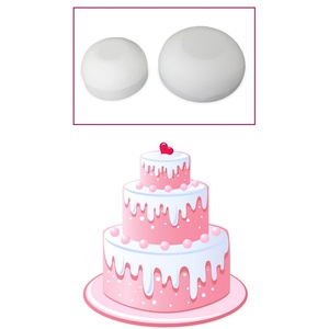 Maquettes de gâteaux en mousse rondes de 4 pouces, hauteur de 4 pouces, diamètres de 6, 8 et 10 pouces - Product Image 2