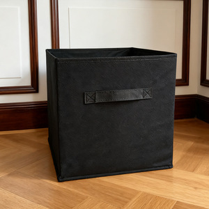 Cajas de Almacenamiento Plegables de Tela No Tejida, Cestas de Almacenamiento con Asas de Cuerda para una Fácil Organización del Hogar - Product Image 4