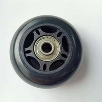 Poulie en plastique en nylon de 66mm pour vélos de gymnastique noyau de roulement moulé par injection pièces et accessoires de Machine d'exercice de rehaussement