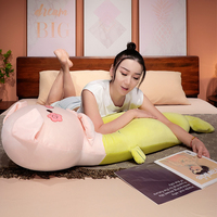 Jouet en peluche mignon personnalisé, peluche en forme d'animal, cochon, lapin, chat, peluche douce et confortable pour la chambre à coucher, pour dormir