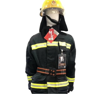 Es estándar CE calor aislado dividir <span class=keywords><strong>bombero</strong></span> <span class=keywords><strong>traje</strong></span> <span class=keywords><strong>profesional</strong></span> fuego rescate personalizado resistente al calor <span class=keywords><strong>bombero</strong></span> ropa - Product Image 1