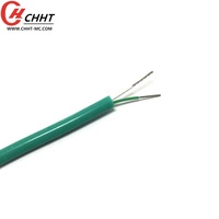 Fil thermocouple isolé torsadé en caoutchouc silicone de type K, résistant aux hautes températures, à bas prix, tension 12-300V
