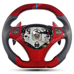 Personnalisé E90 E91 <span class=keywords><strong>E92</strong></span> E93 E82 M3 Led Rpm Display Chauffage Alcantara Cuir Fibre de Carbone Volant avec Palettes de Changement de Vitesse - Product Image 3