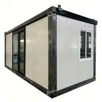 Maison de conteneur en acier modulaire de 20 pieds et 40 pieds, bureau, chambre à coucher, ignifuge, imperméable, respirant, résistant aux tremblements de terre, moderne