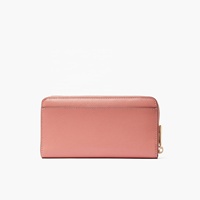 Dompet Kartu Wanita Panjang RFID Fashion Mewah Baru Grosir Pabrik, Dompet Kulit PU Minimalis, Dompet Resleting Kustom Wanita