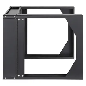 Werksverkauf 19 Zoll 6U Front scharnier Swing Frame Wand halterung Open Frame Server Rack Cabinet Network
