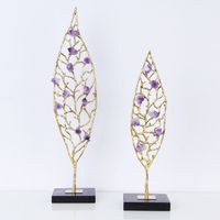 Statue d'arbre à monnaie en cristal de cuivre pur, ornement Feng Shui porte-bonheur, cadeau de déménagement pour le salon, le meuble TV, le meuble à vin