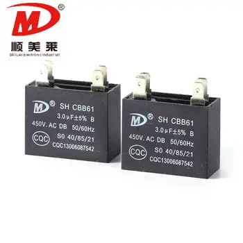 Peças de ar condicionado capacitor para ar condicionado, capacitor de partida cbb61, longa duração, boa qualidade