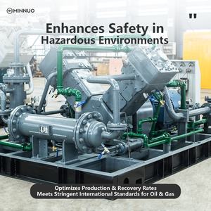 Compresseur de suralimentation à haute <span class=keywords><strong>pression</strong></span> Minnuo pour pétrole et gaz | Robuste, fiable pour le forage, les tests de pipelines et l'inertage - Product Image 3
