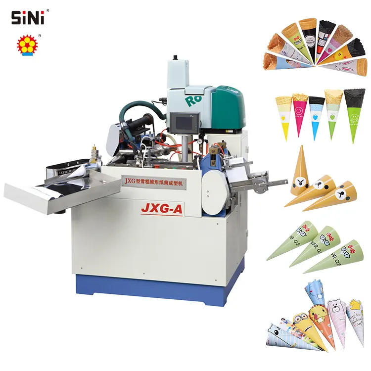 Машина для производства бумажных конических втулок для мороженого нового типа SINI на заказ