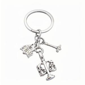 Tùy chỉnh Thời trang giáo viên ngày Quà Tặng Cai Trị la bàn Carabiner Keychain Chất lượng cao kim loại kẽm hợp kim giáo viên đánh giá cao Quà Tặng - Product Image 2