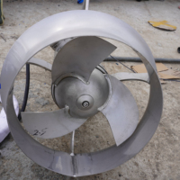 Agitateur horizontal submersible SS304/SS316 pour la circulation de l'eau dans les stations d'épuration des eaux usées industrielles
