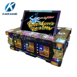 Predator Coin Operated 6 Players 55" LCD Fishing Table Game Machine Predator Attack