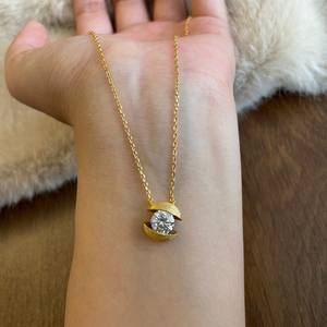 Colgante Wenchi de Plata Pura S925 con Diamantes Completos, Perla Brillante de Color Blanco Australiano, Partículas Grandes y Finas, Charms de China - Product Image 5