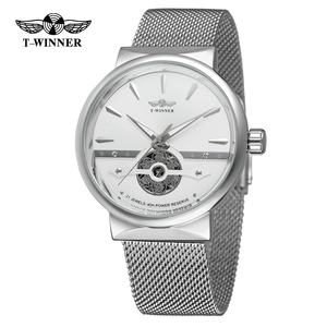 Montre mécanique automatique pour homme en acier inoxydable, personnalisable OEM/ODM, largeur de bracelet 20 mm, cadran en verre, affichage élégant - Product Image 5