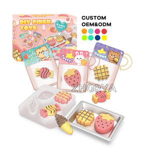 Zhorya bricolage pétrissage amusant ensemble soulagement du Stress jouet créatif à la main pincement jouet pour les jouets sensoriels Fidget de <span class=keywords><strong>Squishy</strong></span> - Product Image 1