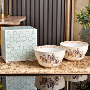 Vajilla de Porcelana Personalizable de Lujo, Platos, Tazones y Tazas de Cerámica, Vajilla Redonda con Diseño Floral para el Hogar - Product Image 3