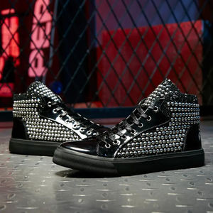 Zapatillas Deportivas de Alta Calidad para Hombre, Diseño de Lujo con Remaches, Estilo Casual, para Baloncesto, Deporte, Ocio y Skateboard - Product Image 5