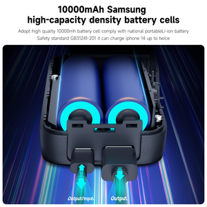 Telesin 10000mAh Power Bank <span class=keywords><strong>Chargeur</strong></span> <span class=keywords><strong>de</strong></span> <span class=keywords><strong>batterie</strong></span> pour caméra <span class=keywords><strong>GoPro</strong></span> <span class=keywords><strong>Hero</strong></span> 5/6/7/<span class=keywords><strong>8</strong></span>/9/10/11/12 - Product Image 4