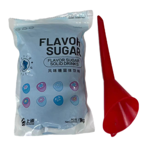 Mezcla de Algodón de Azúcar Arcoíris con Sabores Frutales para Uso Comercial y Doméstico - Product Image 1