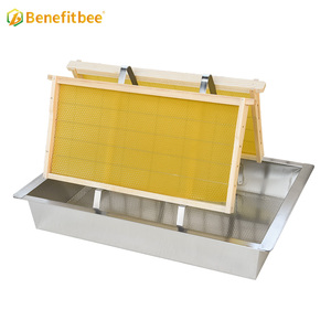 สแตนเลสการเลี้ยงผึ้งกรอบน้ำผึ้งหวี Uncapping ถาดที่มีอ่าง - Product Image 2