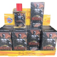 Lot de 12 vaporisateurs d'eau de toilette à thème héros de dessins animés, floraux et fruités, longue durée, écologiques, portables, vente en gros