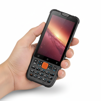 Penjualan Pabrik PDA Genggam Tangguh Android 13 Pemindai Barcode 2D IP67 Tahan Air 4GB+64GB Layar 4-inci Logistik Data Stok