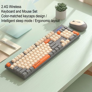ชุดคีย์บอร์ดและเมาส์ไร้สาย 2.4G แบบ Ergonomic สำหรับใช้งานที่บ้าน สำนักงาน และคอมพิวเตอร์ - Product Image 5
