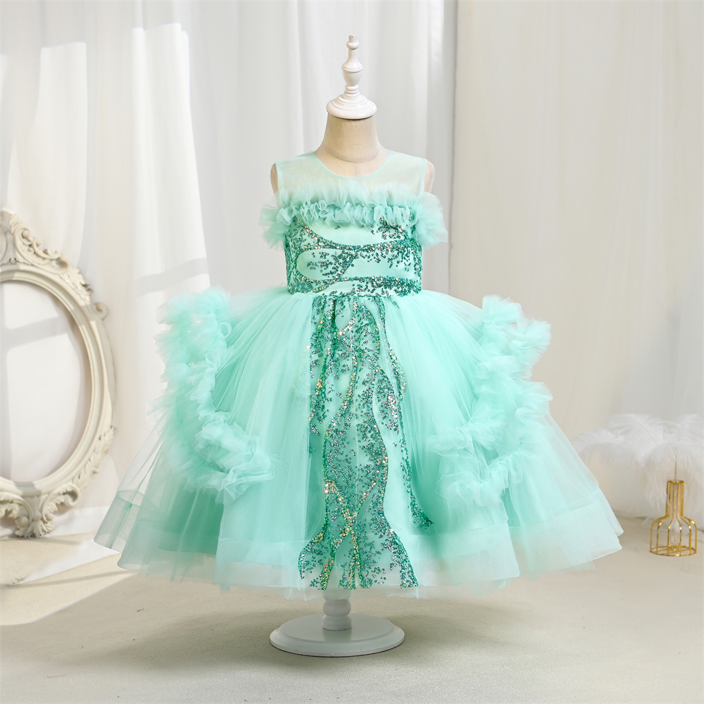 slim fit dress slacks Ivory Alanna Flower Girl Dress – Nicolette's Couture main image 1