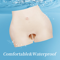 Culotte Rembourrée Femme Quotidienne en Silicone, Rehausseur de Hanches Épais, Grand Fessier, Doux Sous-vêtement Gainant, Non Adhésif, pour Travesti