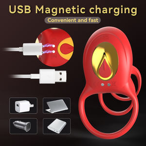 Cincin Penis Anti Air Jolly Space Hot Selling Rose, Stimulator Getaran Kuat yang Dikendalikan Aplikasi untuk Menunda Ejakulasi Pasangan - Product Image 5