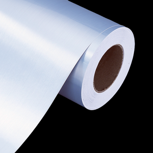 Printable Vinyl Sticker Wholesale Blank Roll Printable Inkjet Laser Self Adhesive Matte Silver Brushed Pet Inkjet Sticker Paper - Product Image 5