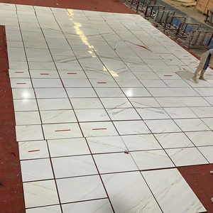 Grande dalle de marbre blanc Calacatta poli naturel Goldtop ODM OEM pour revêtement de sol d'hôtel et villa, intérieur moderne - Product Image 3