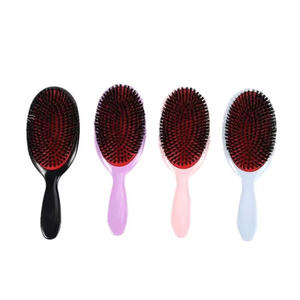 <span class=keywords><strong>Brosse</strong></span> démêlante ovale portative pour massage du cuir chevelu, avec coussin d'air souple, vente en gros - Product Image 2