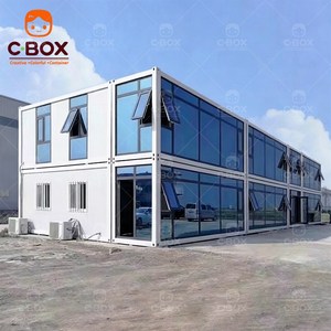 บ้านสำนักงานสำเร็จรูป Cbox ประกอบง่าย รวดเร็ว ทันสมัย แบบวิลล่า สำหรับอยู่อาศัย บ้านพักอาศัยสำเร็จรูปแบบโมดูลาร์ สำหรับบรรเทาภัยพิบัติ บ้านคอนเทนเนอร์แบบแพ็คสำเร็จ ขาย - Product Image 2