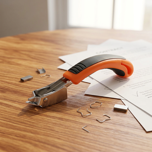 <span class=keywords><strong>EASYWAY</strong></span> Quitagrapas de Alta Resistencia, Extractor de Clavos Manual, Herramienta Manual para Bricolaje, Oficina y Carpintería - Product Image 1