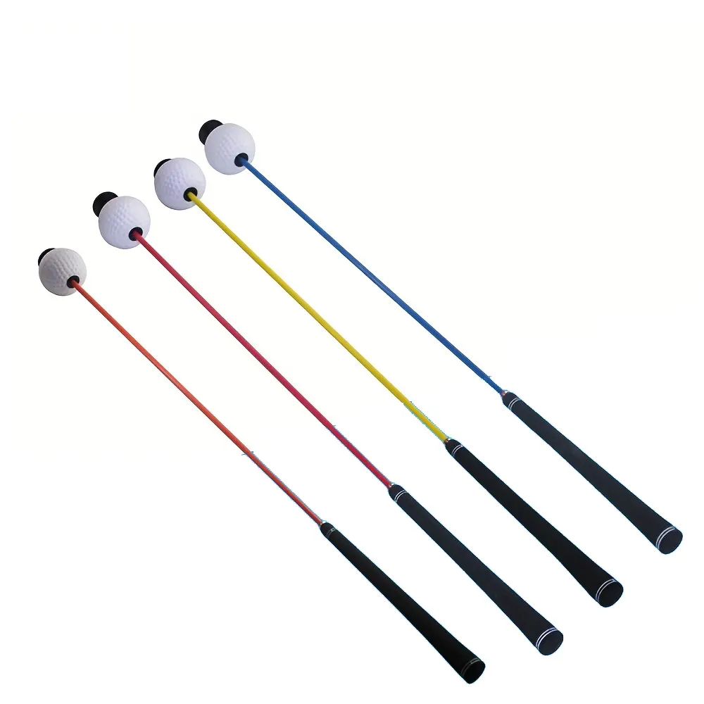 O mais recente Hot-Selling Personalizado Golf Swing Stick Pu Ball Head Rubber Grip Melhora Suas Habilidades de Swing