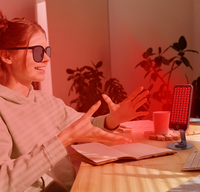 Lumière thérapeutique LED infrarouge proche 660nm 850nm, panneau portable sans fil personnalisé, batterie intégrée 5000mAh, lumière rouge portable